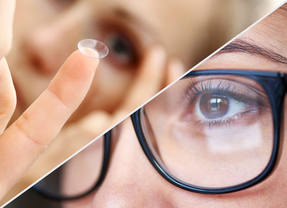 Glasses vs Contact Lenses Glasses vs Contact Lenses